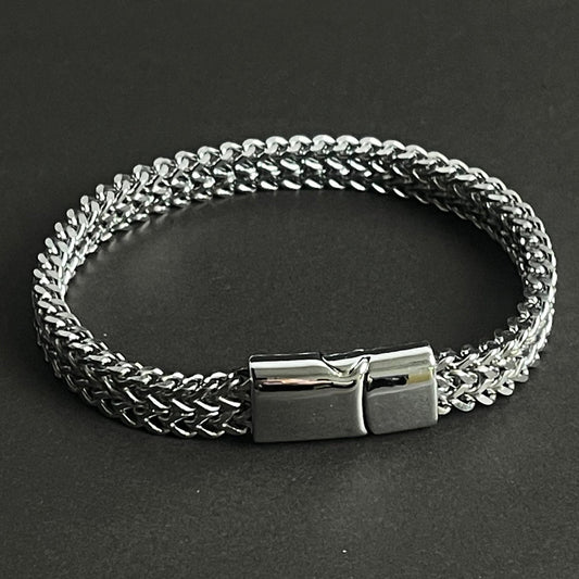 316L Stainless Steel Foxtail Chain Bracelet