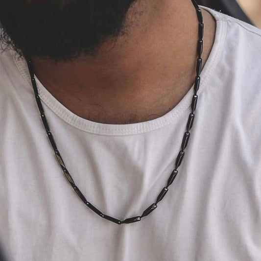 3mm Rice Neck Chain in Titanium Steel