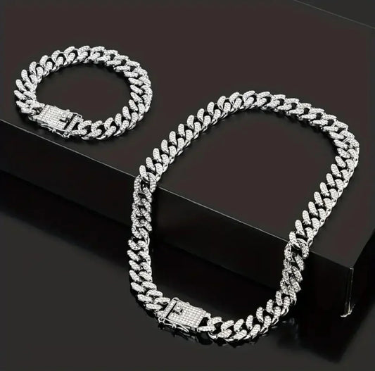 Mens Aujla Silver Chains and Bracelets